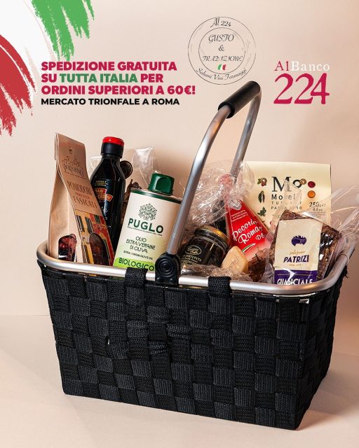 La qualità del Made in Italy arriva nella tua dispensa, da oggi con spedizione gratuita su tutta Italia per ordini superiori a 60€!
Visita subito lo shop di @gustoetradizioneroma e porta a tavola il meglio della tradizione gastronomica italiana, dal Mercato Trionfale a casa tua: https://www.gustoetradizione.shop/