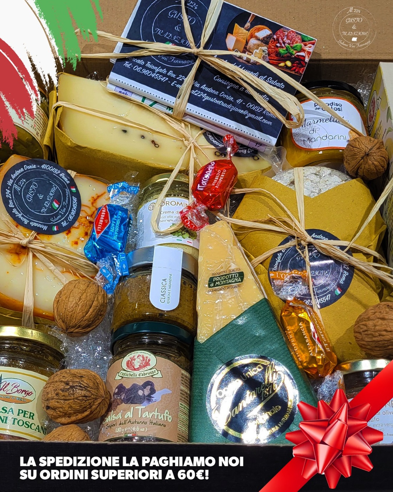 Scopri i nostri prodotti selezionabili direttamente dallo shop online: crea il tuo BOX personalizzato e ricevilo comodamente a casa, pronto da regalare o gustare.

Discover our products, selectable directly from the online shop: create your own personalized BOX and have it delivered straight to your home, ready to gift or enjoy.
#Natale2025 #CestoGastronomico #RegaliDiNatale #FoodLovers #GiftBox #IdeeRegalo #ShopOnline #MercatoTrionfaleRoma