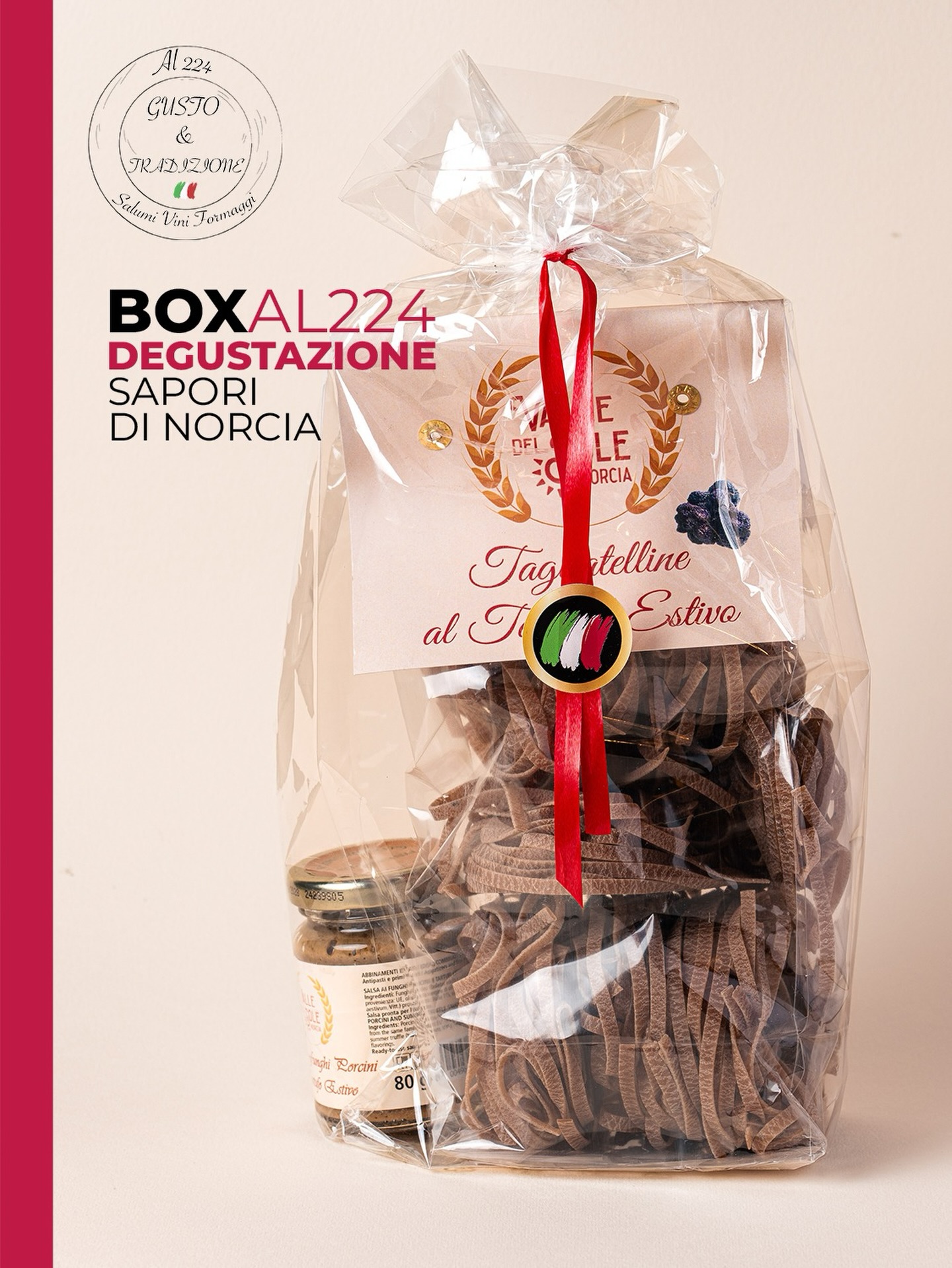 Il gusto autentico di Norcia, a casa tua.
Nel BOX Degustazione Sapori di Norcia trovi tagliatelle al tartufo estivo e salsa ai funghi porcini e tartufo: sapori intensi, lavorazione artigianale, qualità senza compromessi.
Ideale per una cena speciale o come regalo gourmet che fa sempre centro.
Costa solo 15 €. Il momento giusto per provarlo è adesso.
👉 Acquistalo ora e porta in tavola l’eccellenza umbra.
The authentic taste of Norcia, delivered to your home.
Inside the Sapori di Norcia Tasting Box you’ll find summer truffle tagliatelle and a porcini mushroom and truffle sauce: bold flavors, artisanal craftsmanship, and uncompromising quality.
Perfect for a special dinner or as a gourmet gift that never misses.
Only €15. The right time to try it is now.
👉 Buy it now and bring Umbrian excellence to your table. #gustoetradizione #degustazione #umbria #saporidinorcia
